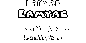 Coloriage Lamyae