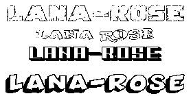 Coloriage Lana-Rose