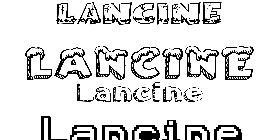 Coloriage Lancine