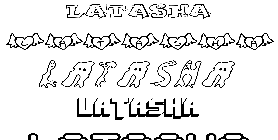 Coloriage Latasha