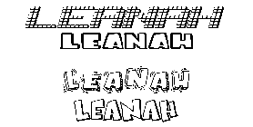 Coloriage Leanah