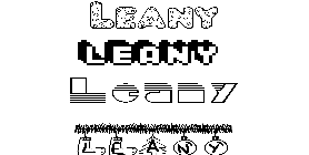 Coloriage Leany