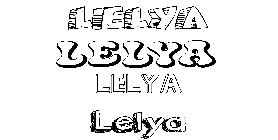 Coloriage Lelya