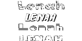 Coloriage Lenah