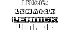 Coloriage Lenaick