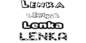 Coloriage Lenka