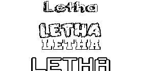 Coloriage Letha