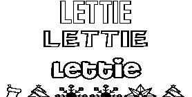 Coloriage Lettie