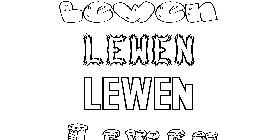 Coloriage Lewen