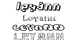 Coloriage Leyann
