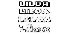 Coloriage Liloa