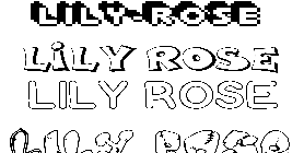 Coloriage Lily-Rose