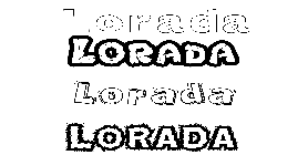 Coloriage Lorada