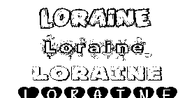 Coloriage Loraine