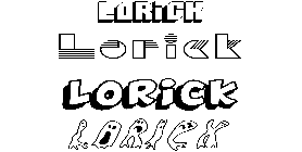 Coloriage Lorick