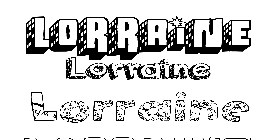 Coloriage Lorraine