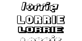 Coloriage Lorrie