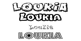 Coloriage Loukia
