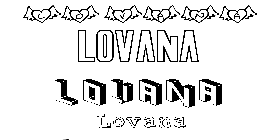 Coloriage Lovana