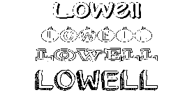 Coloriage Lowell