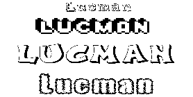 Coloriage Lucman