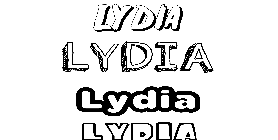 Coloriage Lydia