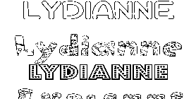 Coloriage Lydianne