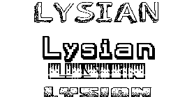 Coloriage Lysian