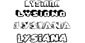 Coloriage Lysiana