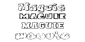 Coloriage Maguie
