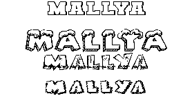 Coloriage Mallya