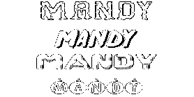 Coloriage Mandy