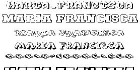 Coloriage Maria-Francisca