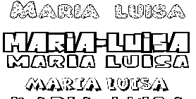 Coloriage Maria-Luisa