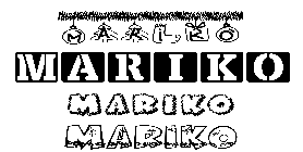 Coloriage Mariko