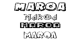 Coloriage Maroa