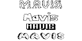 Coloriage Mavis