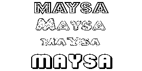 Coloriage Maysa