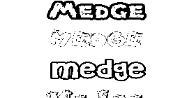 Coloriage Medge