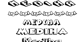 Coloriage Mediha