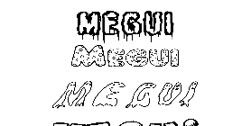 Coloriage Megui