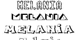 Coloriage Melania