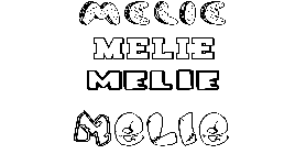 Coloriage Melie
