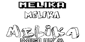 Coloriage Melika