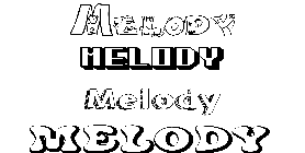Coloriage Melody