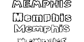 Coloriage Memphis