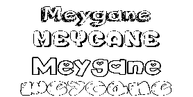 Coloriage Meygane