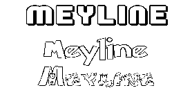 Coloriage Meyline