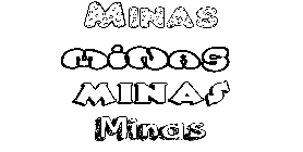 Coloriage Minas