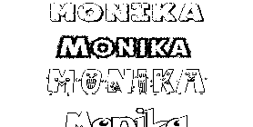 Coloriage Monika